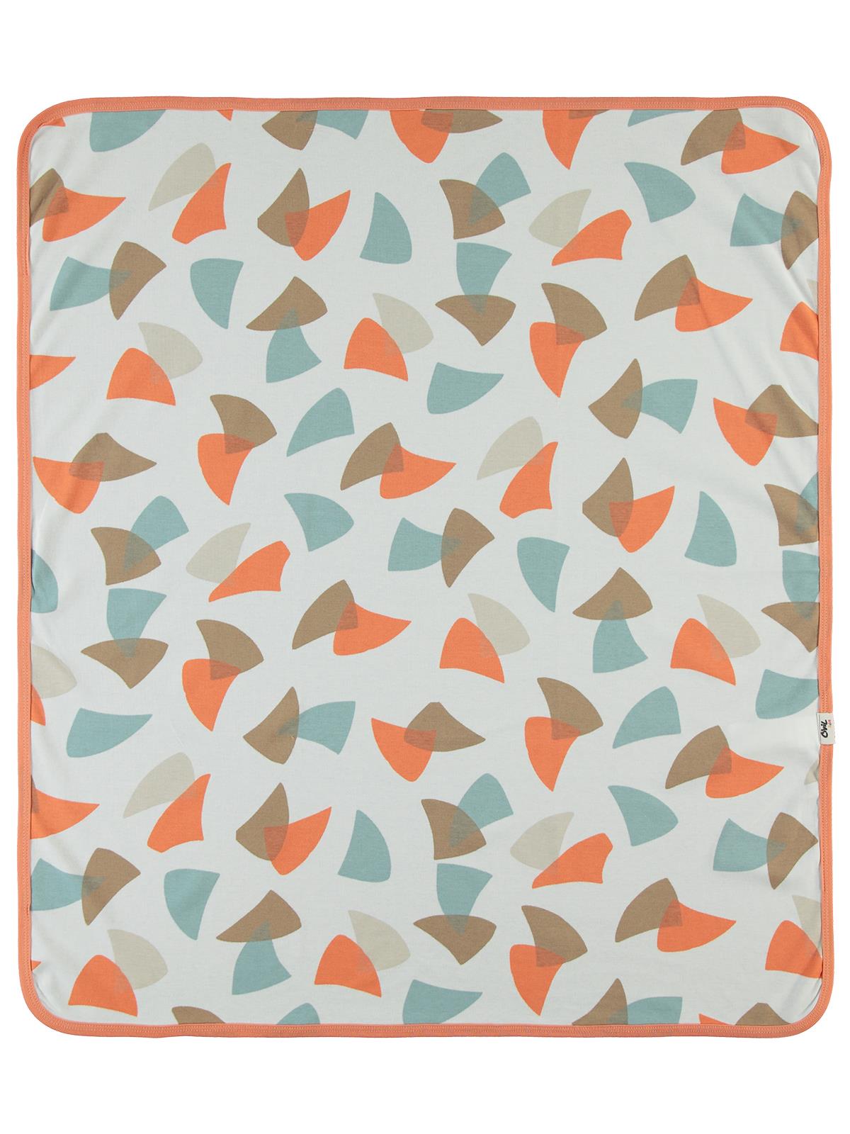 Civil Baby Colored Fıgures Baskılı Battaniye - Turuncu