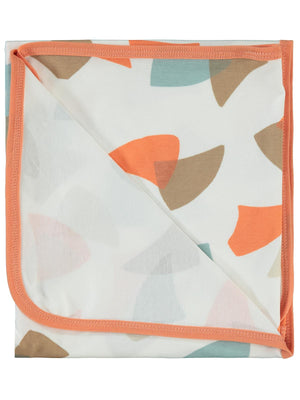 Civil Baby Colored Fıgures Baskılı Battaniye - Turuncu