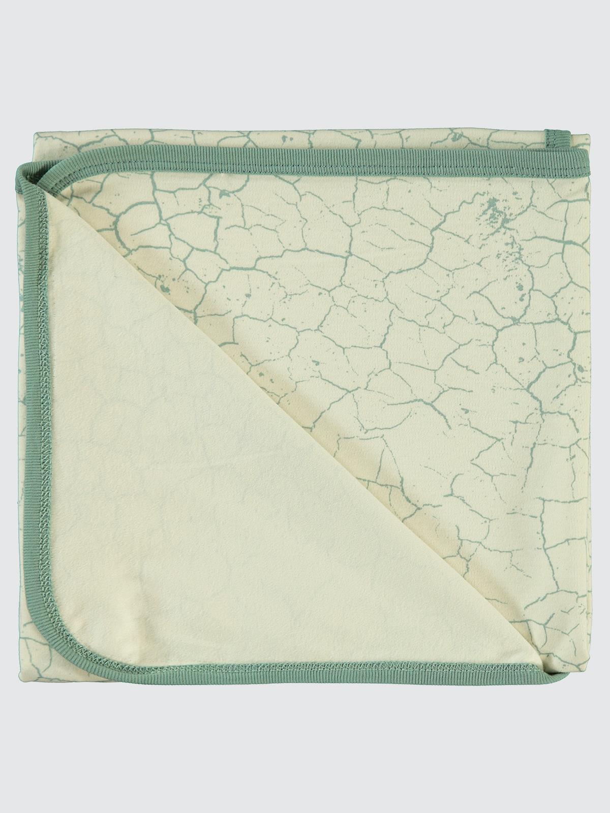 Civil Baby Crack Pattern Baskılı Battaniye - Yeşil