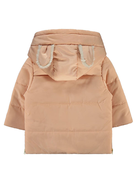 Civil Baby Pelüş Kulaklı 6-18 Ay Mont - Pudra