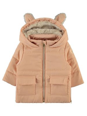 Civil Baby Pelüş Kulaklı 6-18 Ay Mont - Pudra