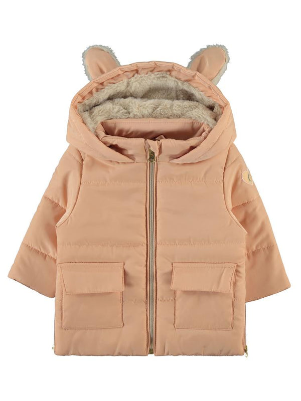 Civil Baby Pelüş Kulaklı 6-18 Ay Mont - Pudra