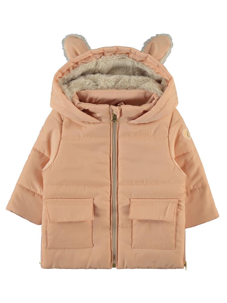 Civil Baby Pelüş Kulaklı 6-18 Ay Mont - Pudra