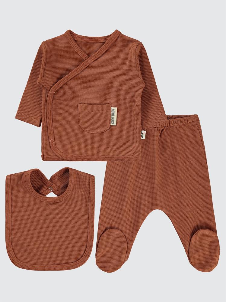 Civil Baby Cepli Zıbın Takımları - Kahverengi