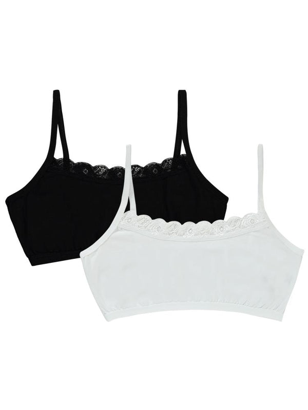 Civil Girls İp Askılı Basic Dantelli 7-13 Yaş 2'li Büstiyer