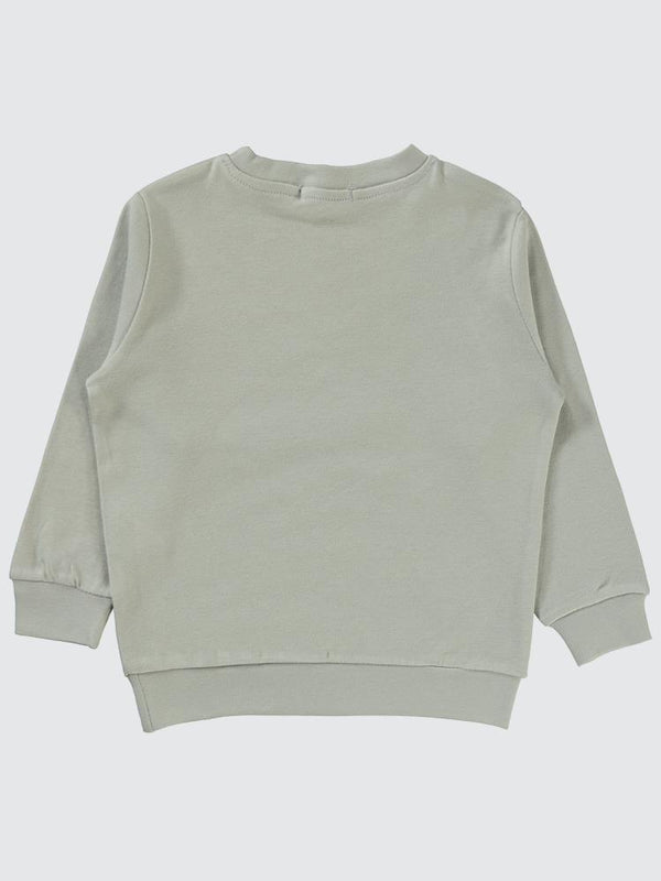 Civil Boys Ayıcık Baskılı 2-5 Yaş Sweatshirt - Gri