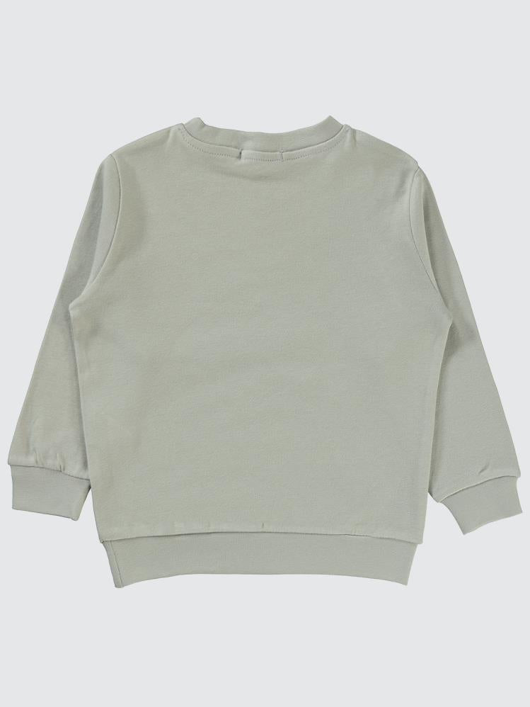 Civil Boys Ayıcık Baskılı 2-5 Yaş Sweatshirt - Gri