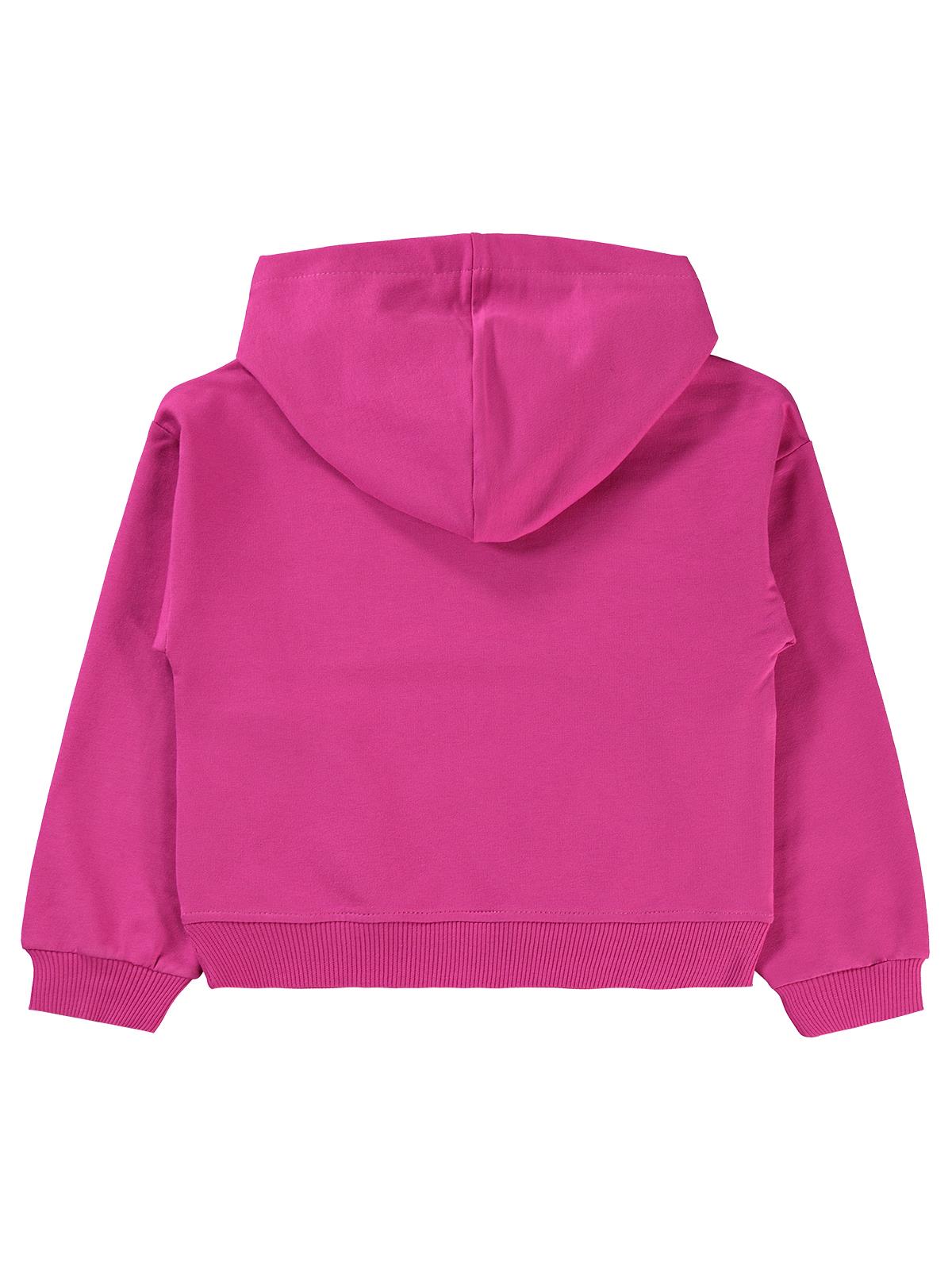 Civil Girls Sandiego Baskılı 10-13 Yaş Sweatshirt - Fusya