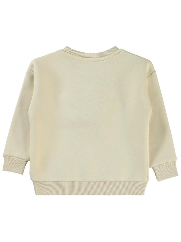 Civil Girls Mobil Papatya 2-5 Yaş Sweatshirt - Beyaz