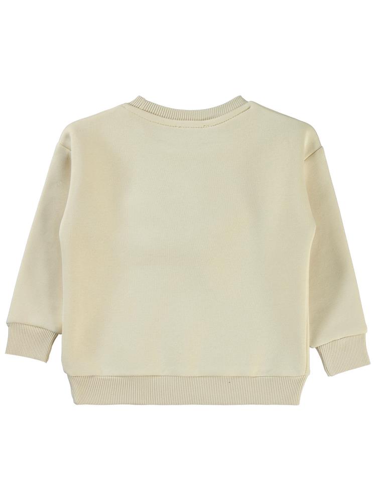 Civil Girls Mobil Papatya 2-5 Yaş Sweatshirt - Beyaz