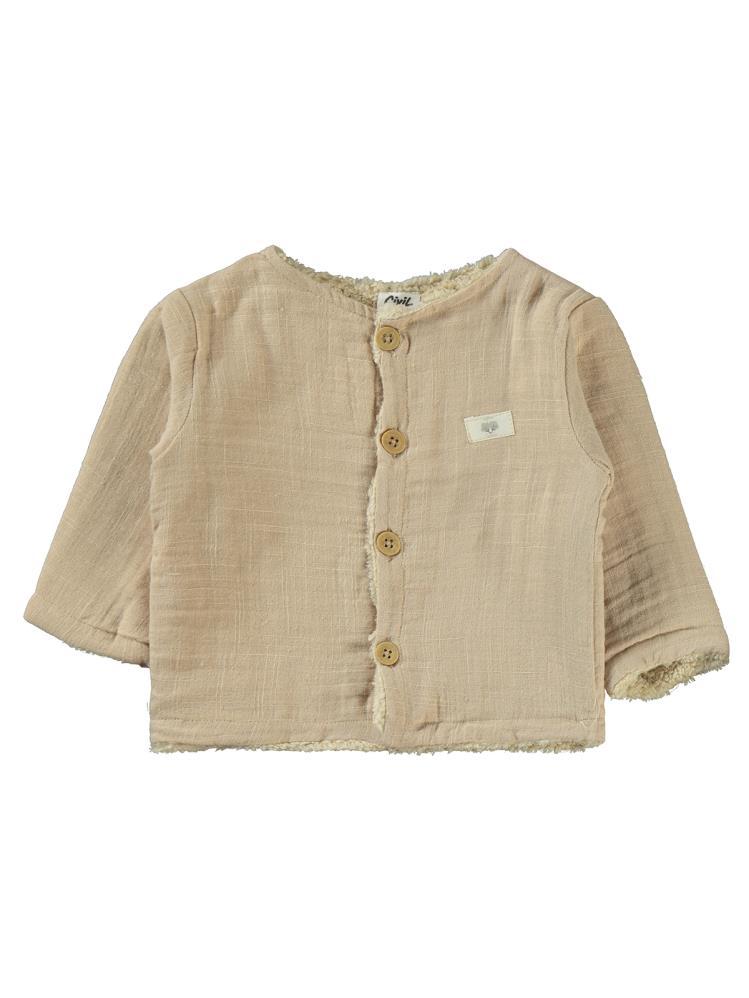 Civil Baby Düğmeli 3-12 Ay Takım - Hardal
