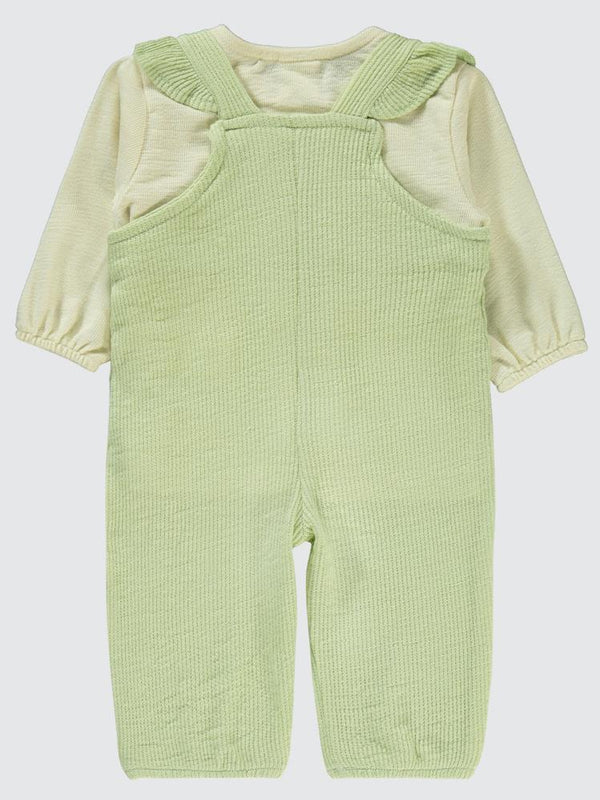 Civil Baby Omuz Fırfırlı 6-18 Ay Slopet - Yeşil