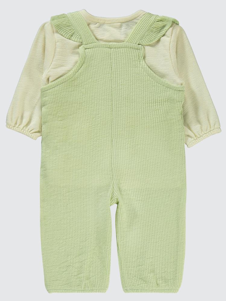 Civil Baby Omuz Fırfırlı 6-18 Ay Slopet - Yeşil