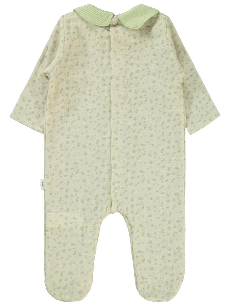 Civil Baby Yaka Detaylı 3-9 Ay Tulum - Yeşil
