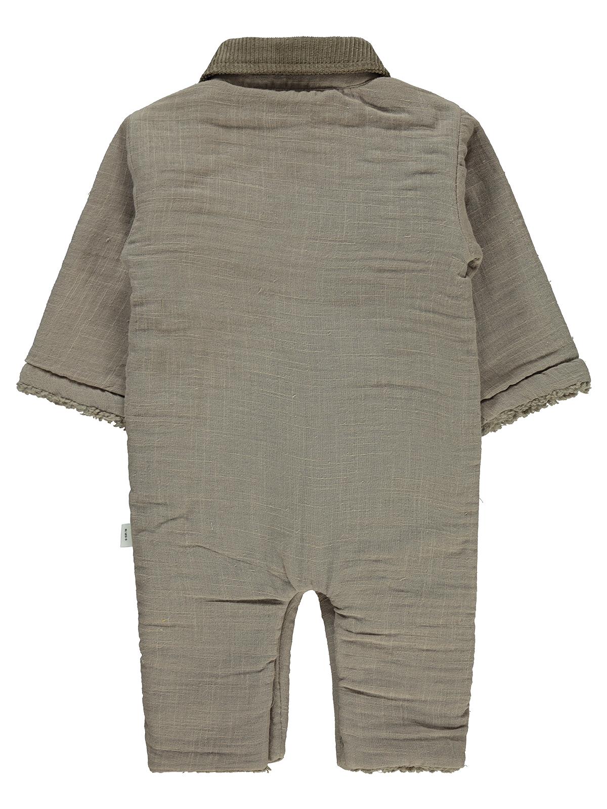 Civil Baby Cep ve Yaka Detaylı 6-18 Ay Astronot - Kahve