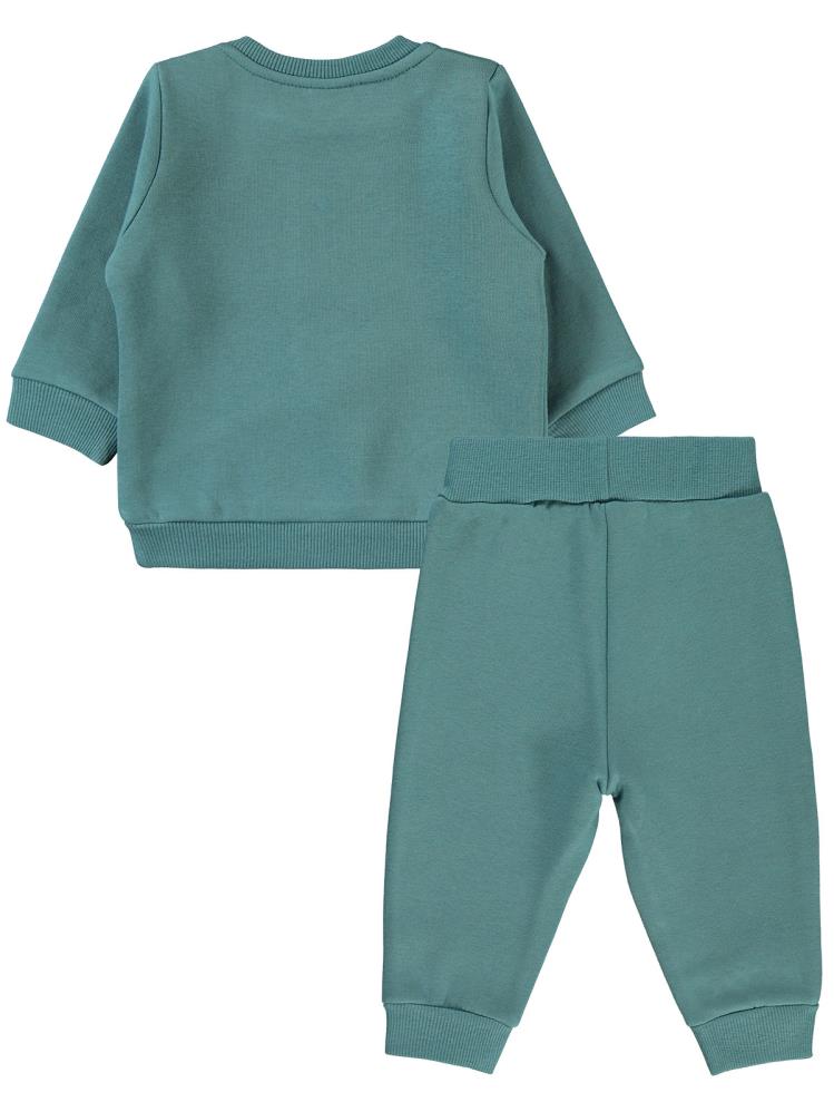Civil Baby Yazı Baskılı 6-18 Ay Takım - Yeşil