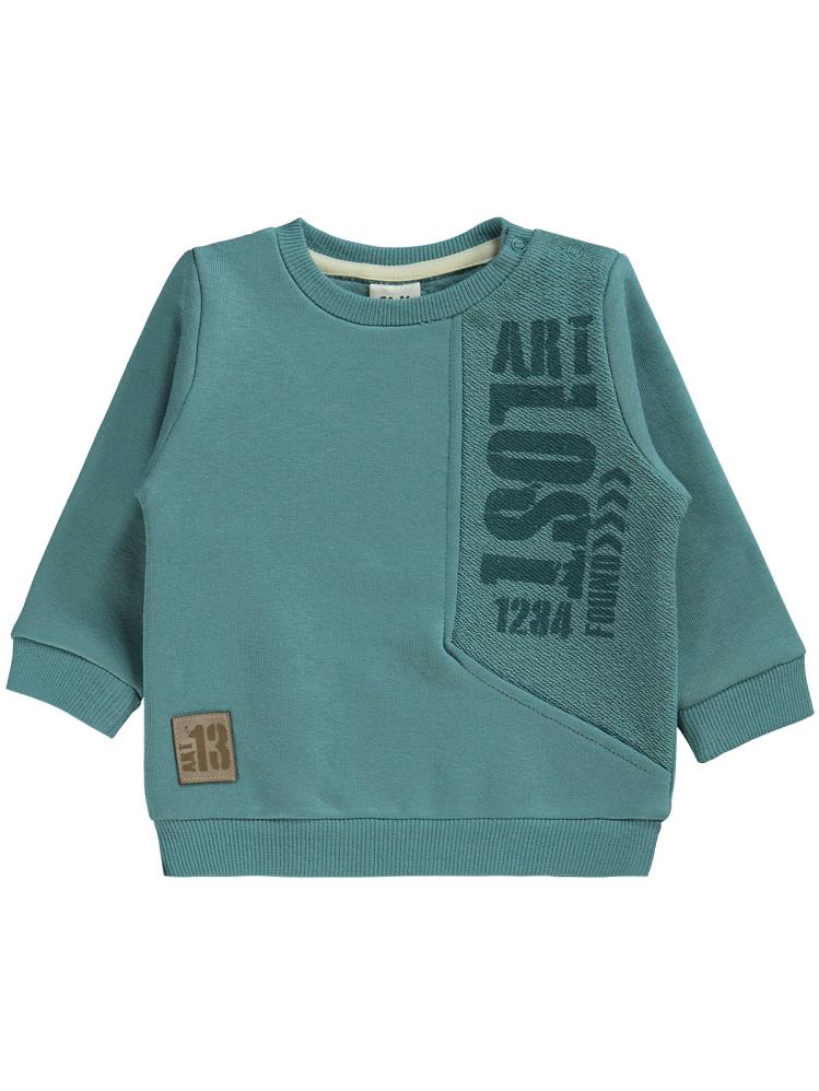 Civil Baby Yazı Baskılı 6-18 Ay Takım - Yeşil