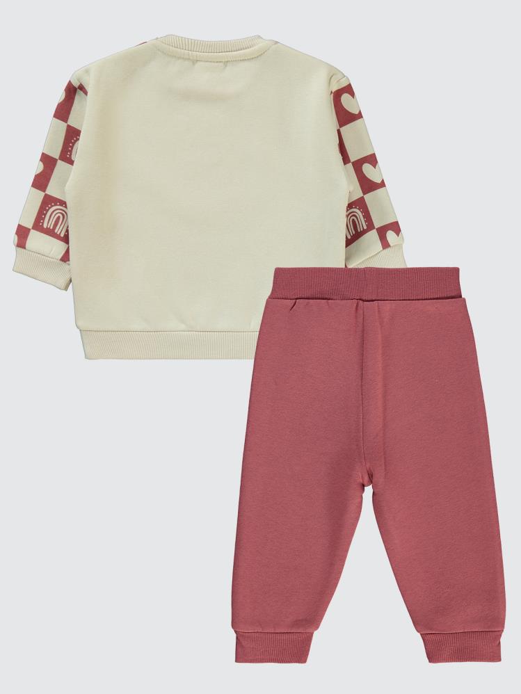 Civil Baby Dama Desen 6-18 Ay Takım - Pembe