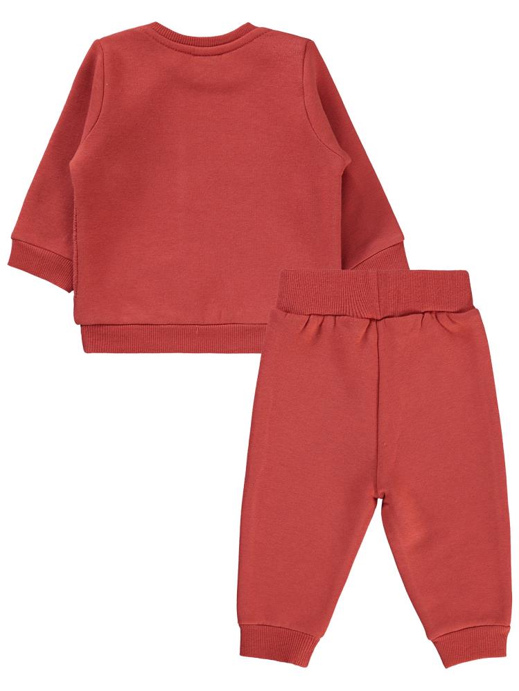 Civil Baby Yazı Baskılı 6-18 Ay Takım - Turuncu