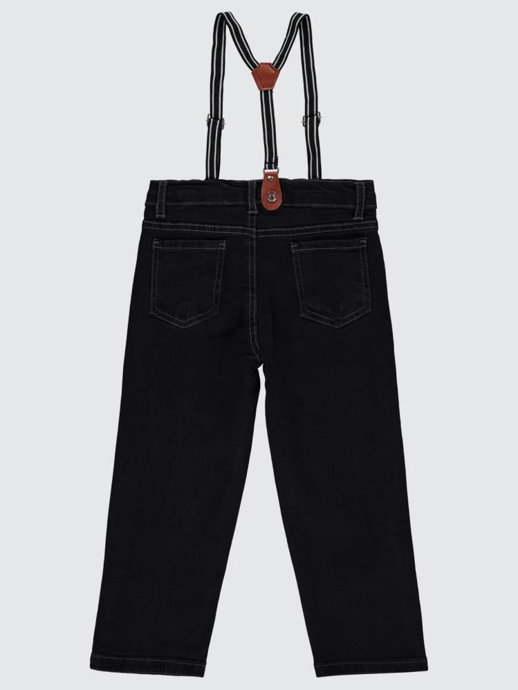 Civil Boys Slopet Askılı 2-5 Yaş Pantolon - Gri