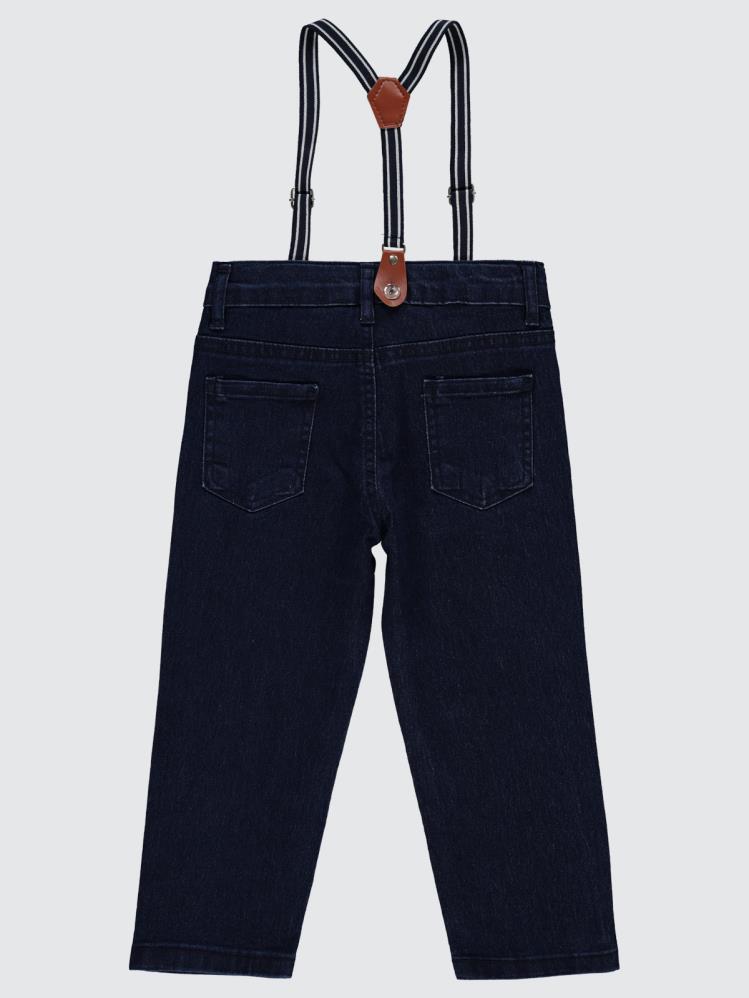 Civil Boys Slopet Askılı 2-5 Yaş Pantolon - Mavi
