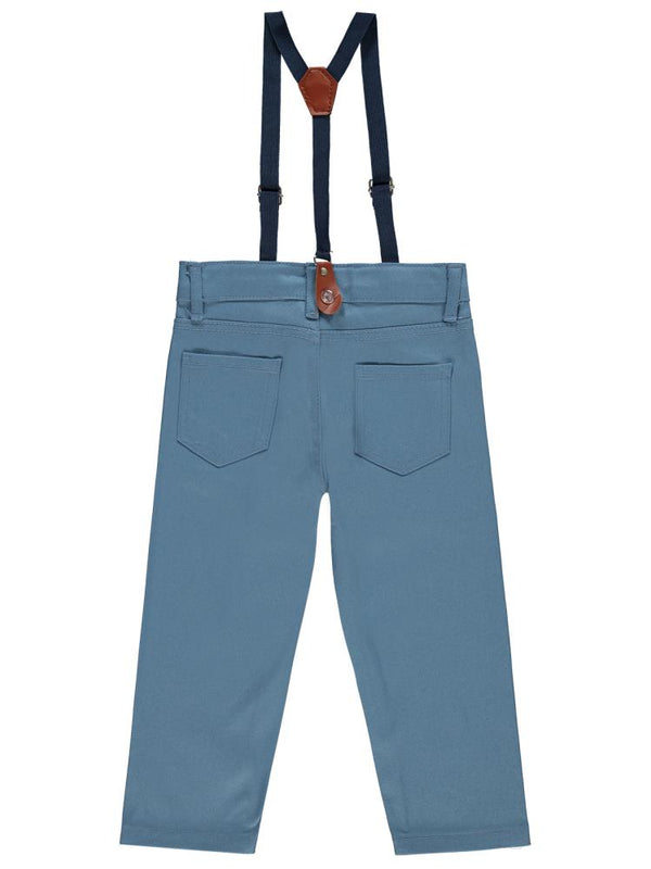 Civil Boys Slopet Askılı 2-5 Yaş Pantolon - Mavi