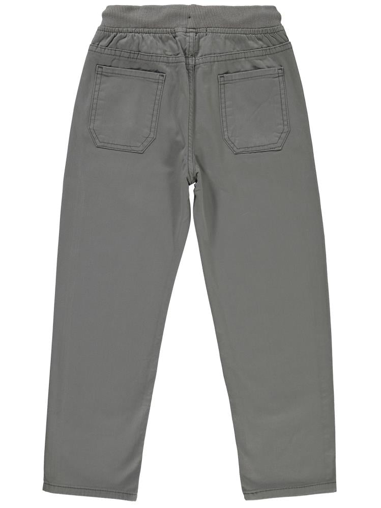 Civil Boys 4 Cepli Bağcıklı 10-13 Yaş Pantolon - Gri