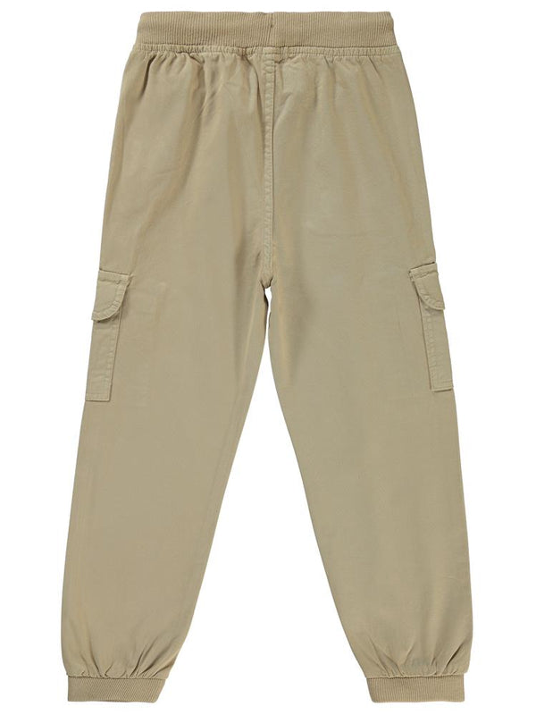 Civil Boys Kargo Cepli Bağcıklı 10-13 Yaş Pantolon - Bej