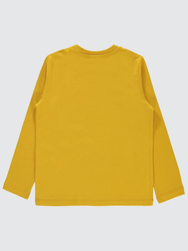Batman Baskılı 6-9 Yaş Sweatshirt - Hardal