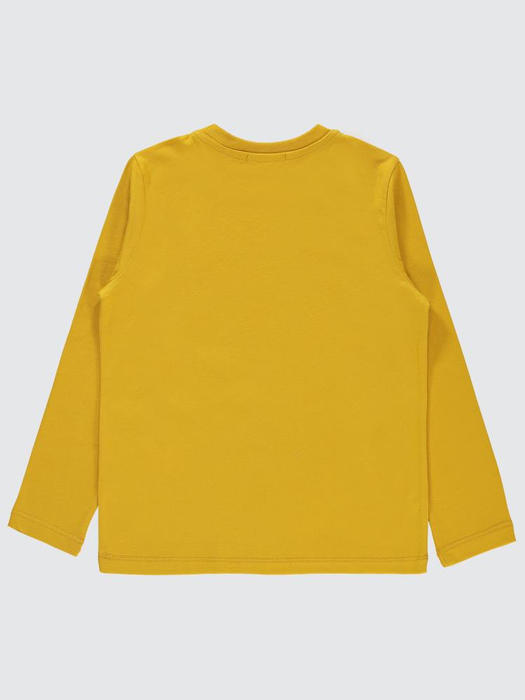 Batman Baskılı 6-9 Yaş Sweatshirt - Hardal