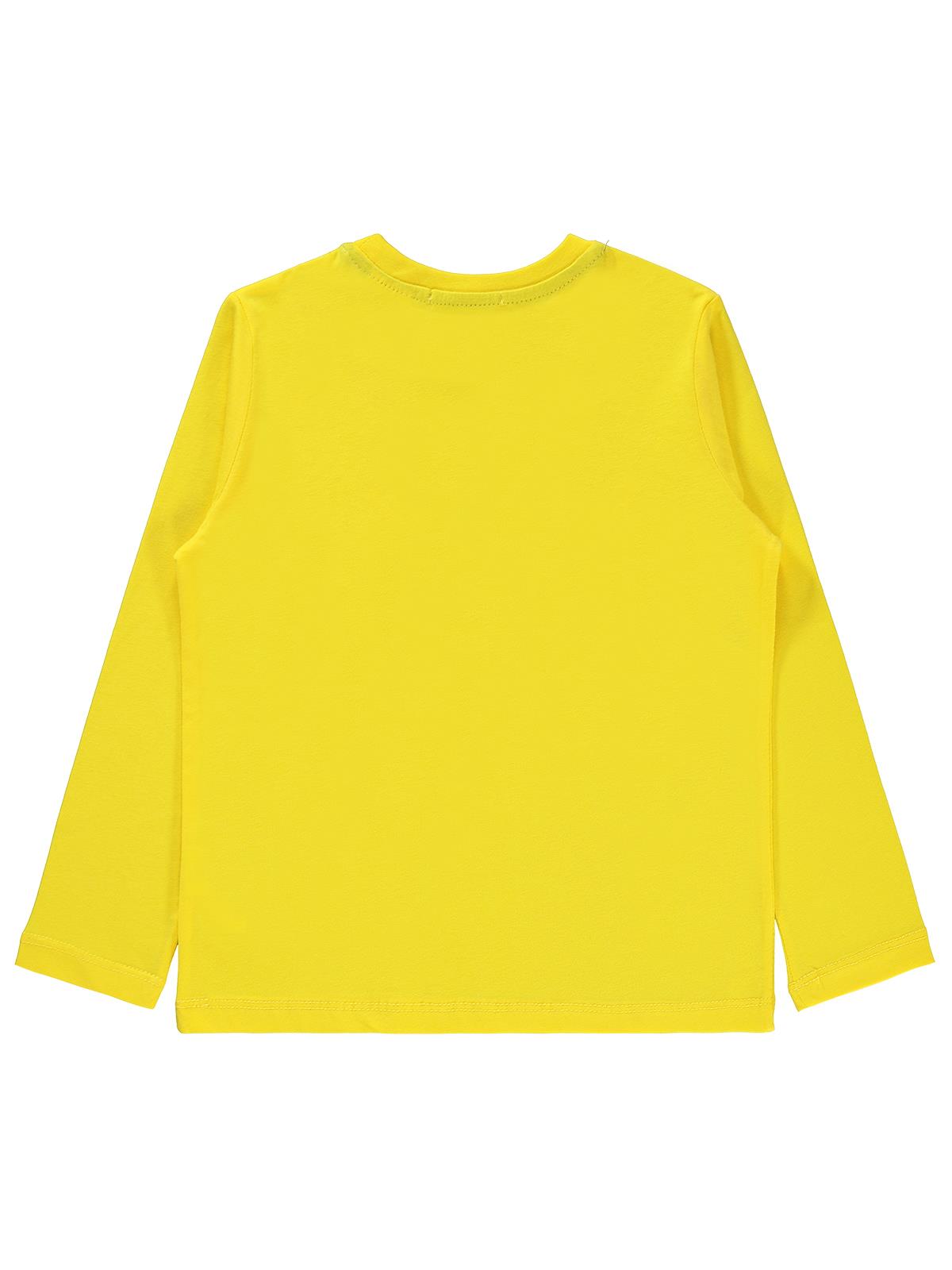 Superman Baskılı 6-9 Yaş Sweatshirt - Sarı