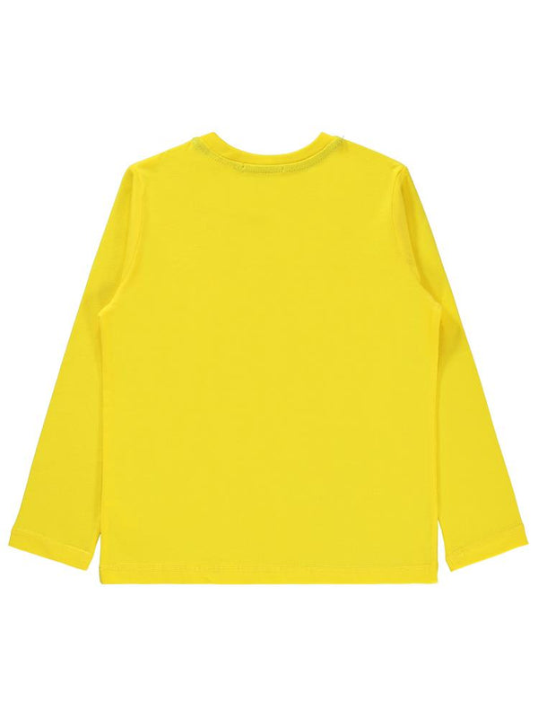 Superman Baskılı 6-9 Yaş Sweatshirt - Sarı