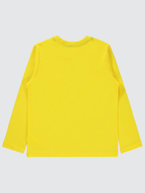 Superman Baskılı 10-13 Yaş Sweatshirt - Sarı