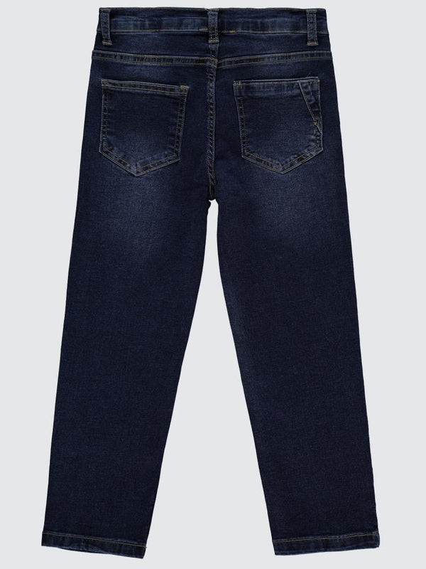 Civil Boys Beş Cep Taşlamalı 10-13 Yaş Pantolon - Mavi