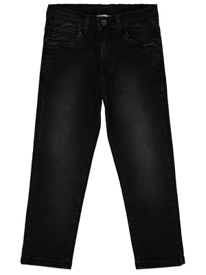 Civil Boys Beş Cep Taşlamalı 10-13 Yaş Pantolon - Siyah