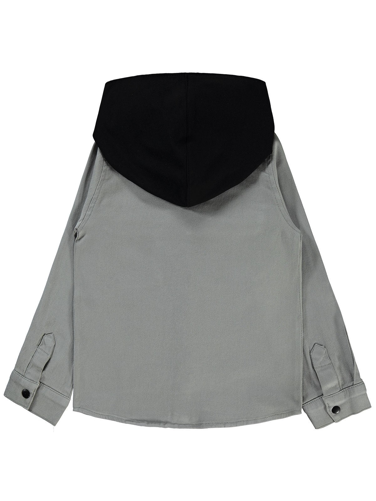 Civil Boys Kapşonlu 10-13 Yaş Gömlek - Gri