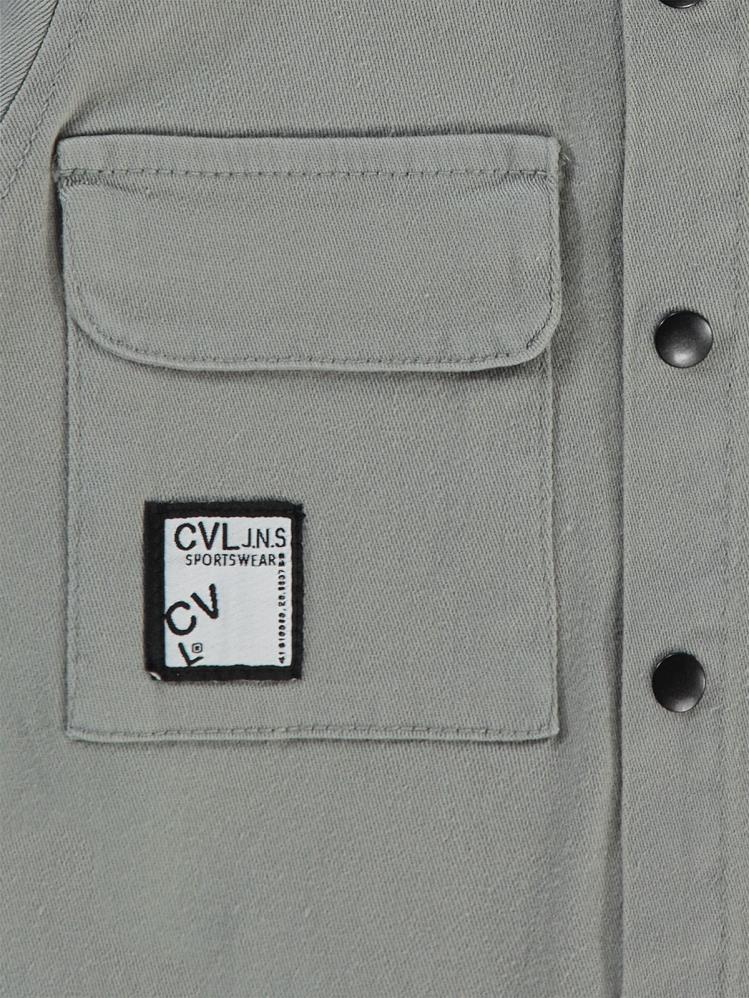 Civil Boys Kapşonlu 10-13 Yaş Gömlek - Gri