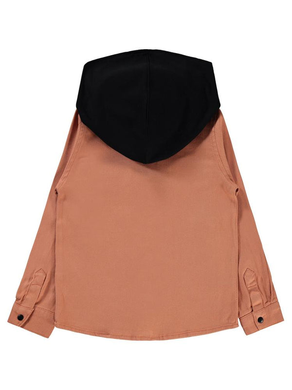 Civil Boys Kapşonlu 10-13 Yaş Gömlek - Turuncu