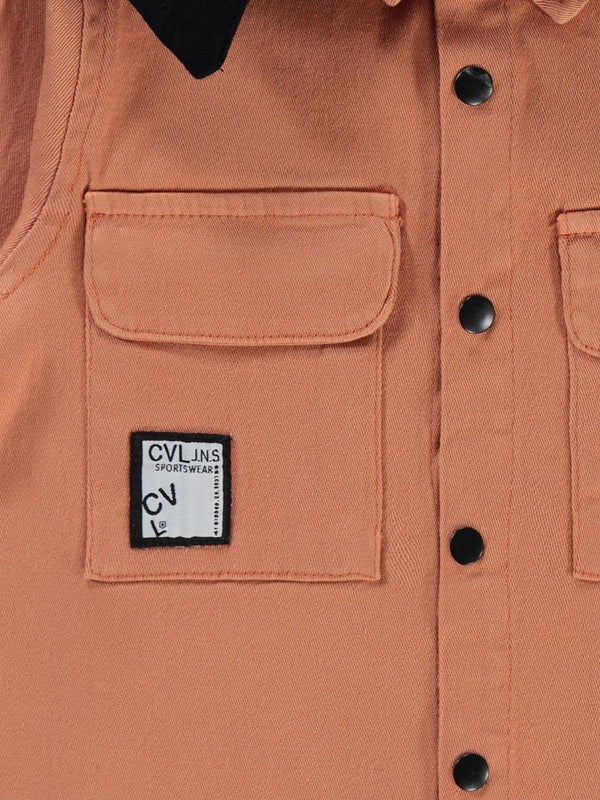 Civil Boys Kapşonlu 10-13 Yaş Gömlek - Turuncu