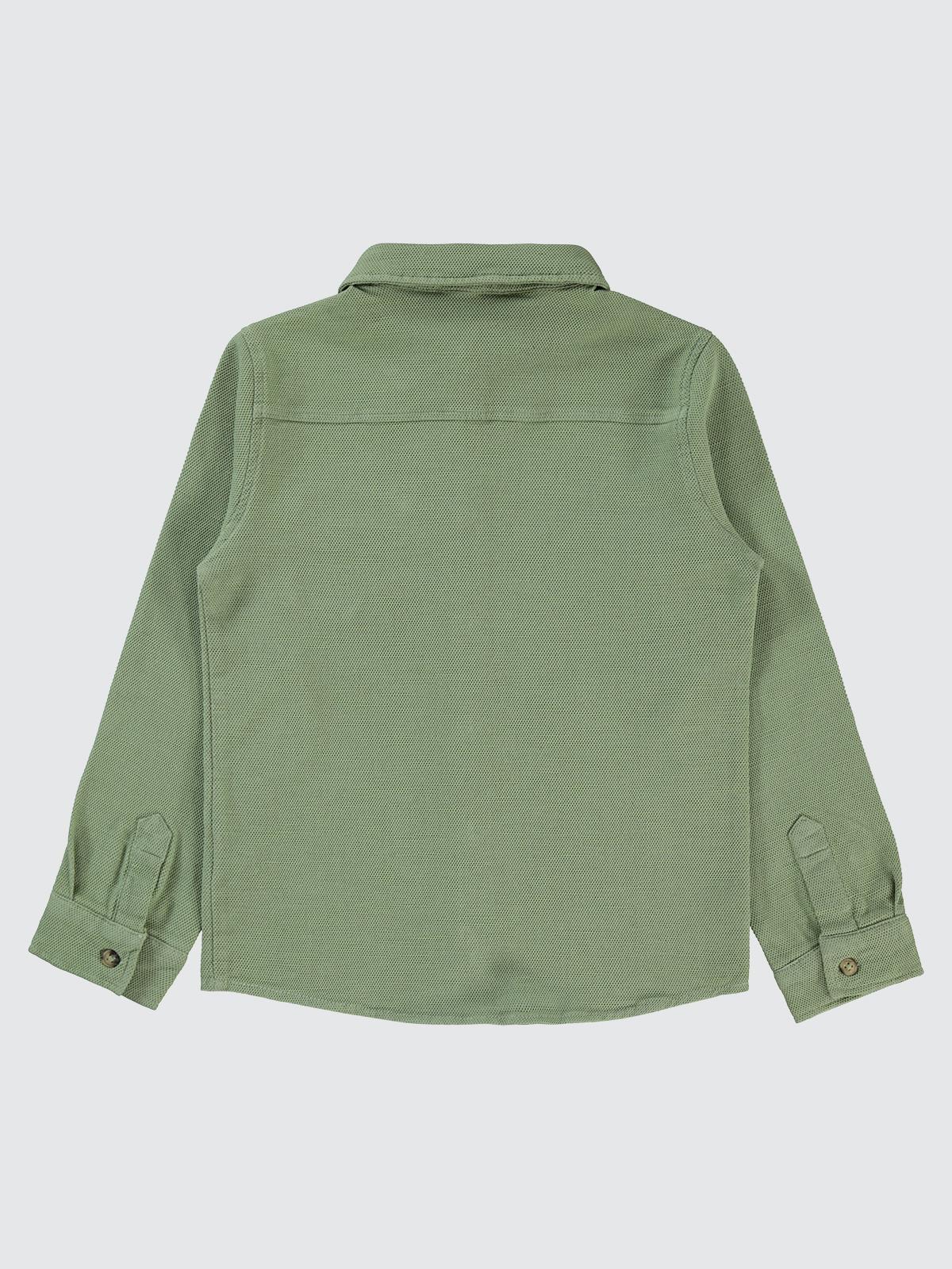 Civil Boys Desıgn Armalı 10-13 Yaş Gömlek - Haki