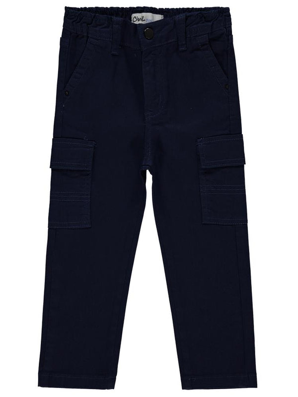 Civil Boys Kargo Cepli 2-5 Yaş Pantolon - Lacivert