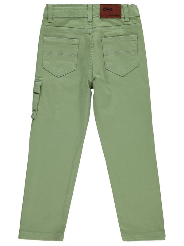 Civil Boys Kargo Cepli 6-9 Yaş Pantolon - Haki