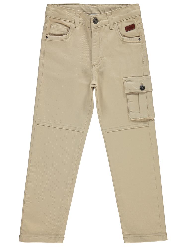 Civil Boys Kargo Cepli 10-13 Yaş Pantolon - Bej