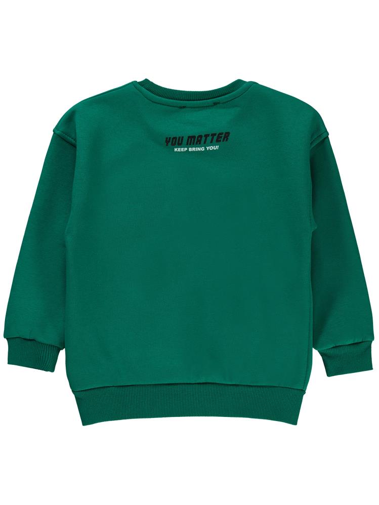 Civil Boys You Matter Baskılı 10-13 Yaş Sweatshirt - Yeşil