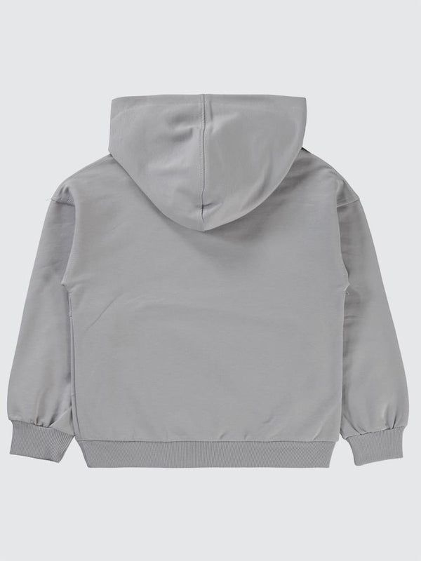 Civil Boys Knows Baskılı 10-13 Yaş Sweatshirt - Gri
