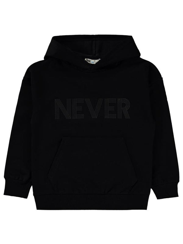 Civil Boys Neber Baskılı 10-13 Yaş Sweatshirt - Siyah