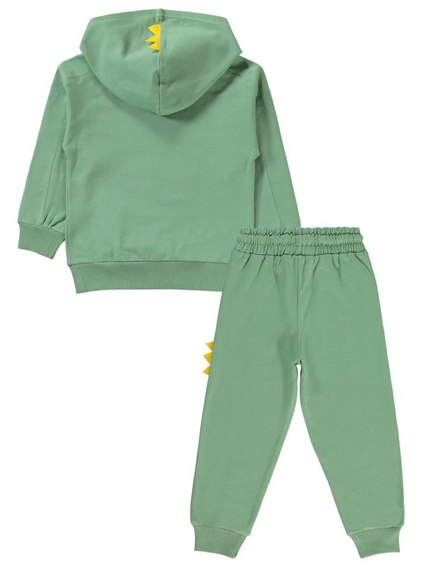 Civil Boys Trex Baskılı 2-5 Yaş Eşofman Takımı - Yeşil