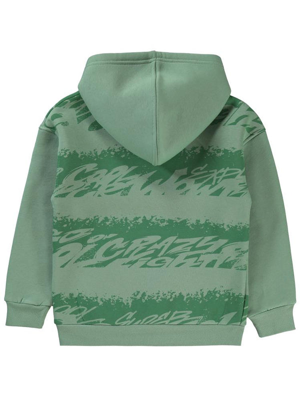 Civil Boys Your Baskılı 6-9 Yaş Sweatshirt - Yeşil