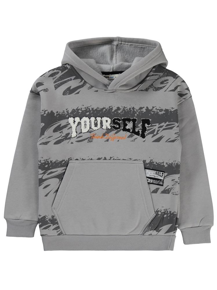 Civil Boys Your Baskılı 10-13 Yaş Sweatshirt - Gri