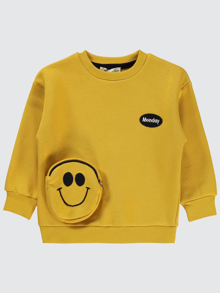 Civil Boys Monday Armalı 2-5 Yaş Sweatshirt - Hardal
